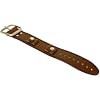 Brown Wide Leather Cuff Wrist Watch Band Rock N Roll
