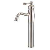 Danze D225057BN Opulence Single Handle Vessel Lavatory Faucet, Brushed Nickel