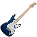 Standard Stratocaster Solid Body Electric Guitar Electron Blue, Maple Neck