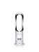 Hot + Cool Fan Heater, White/Silver