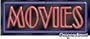 MOVIES" Neon Sign