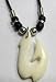 Bone Surf Tribal Maori Water Surfer Fish Hook Necklace!