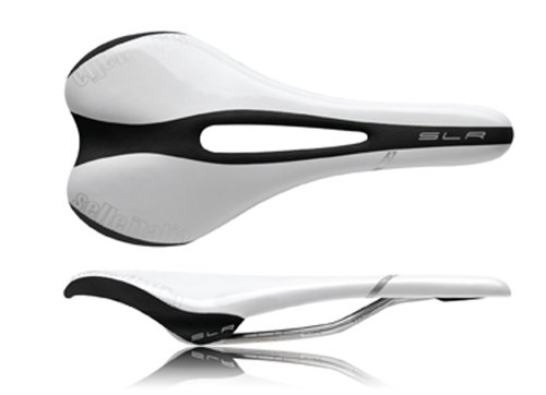 Selle Italia Herren Sattel SLR XC FLOW f&uuml;r MTB, wei&szlig;, FA003327135