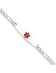 7 Inch 14k Gold White Gold Medical Jewelry Bracelet