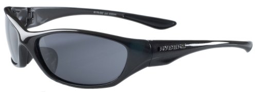 Ryders Eyewear Jolt Sunglasses, Metallic Black Frame/Grey Lens