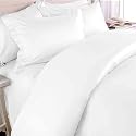 450TC Egyptian Cotton QUEEN WHITE SOLID Duvet Cover Set BY MARRIKAS