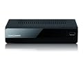 Tekcomm TCT 1500 DVB-S Receiver (Single-Tuner, 1 Scart-Anschl�sse, Digital-koaxial Ausgang, USB 2.0) schwarz