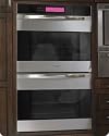 Dacor Millennia Series MOH230S 30" Double Electric Wall Oven with 4.2 cu. ft. Self-Cleaning Convection Ovens, 2 Temperature Probes, Safety Lockout and Sabbath Mode: Horizontal Stainless Steel Trim
