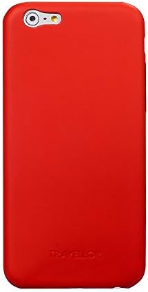 iPhone 6 plus Case,iPhone 6S plus Case, Travellor Slim Fit Shock Defender Full Body Protective Cover Case+[Clear] Thin Slim Fit Crystal for iPhone 6/6s plus (iPhone 6/6s plus, Red)