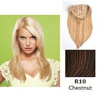 Hairdo 22″ Vibralite Synthetic Clip-In Extension, Straight, Chestnut