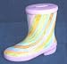 Striped Wellie Boot Money Box