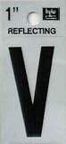 Hy-ko Products 1 Reflective Vinyl Letter V 10 Pack