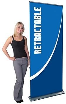 Custom Banner Stands - Upload Your Own Art on Amazon- 33.5"x79"