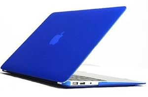 Blue Hard Cover Rubberized Case Protector compatible for Apple MacBook Air 13.3 Blue Hard Cover Rubberized Case Protector compatible for Apple MacBook Air 13.3