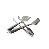 Charcoal Companion CC1106 3-Piece Malibu Barbecue Tool Set