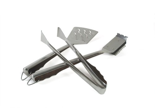 Charcoal Companion CC1106 3-Piece Malibu Barbecue Tool Set