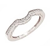 1/4 CT. T.W. Round Cut Diamond Women's Wedding Band 14K White Gold - Size 7