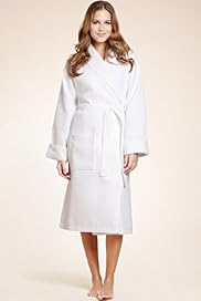 Pure Cotton Plain Waffle Dressing Gown