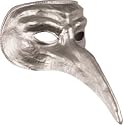 Silver Venetian Eye Mask