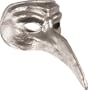 Silver Venetian Eye Mask