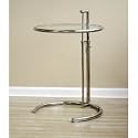 Baxton Studio Eileen Gray-style Stainless Steel Accent Table