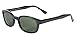 Pacific Coast Original KD's Biker Sunglasses (Black Frame/Dark Green Lens)