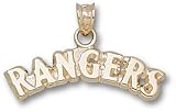 Texas Rangers Arched Rangers 1/4 Charm/Pendant -14K/10K, Stainless Steel or Gold Plated