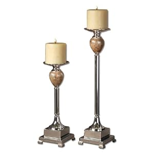 PEARL, CANDLEHOLDERS, SET 2