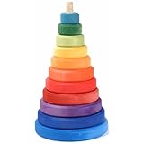 Large Rainbow Stacking Tower