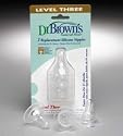 Dr. Brown's Level 3 Standard Nipples - 3 Pack