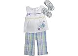 b.t. kids 3-pc. Butterfly Plaid Set PURPLE/BLUE MULTI 24 Months