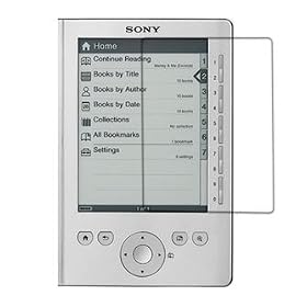 ** Pack of 6 ** Ultra Clear Anti Glare Quality Screen Protectors + Cloths for Sony PRS-300