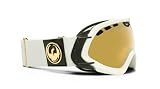 Dragon MACE Snow Goggles - White Frame / Gold Ionized Lens / White with Gold Logo Patch Strap
