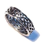 Staffa Celtic Silver Ring
