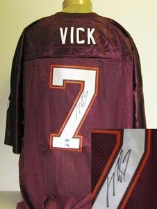 Michael Vick Signed Virginia Tech Hokies Nike Jersey