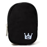CaseCrown Faux Suede Case (Black) for Logitech V220 Cordless Optical Mouse