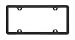 Cruiser Accessories 15050 Neo Black License Frame Cruiser Accessories 15050 Neo Black License Frame