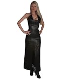SC80069 Black Leather Victorian Vintage Shaper Corset Dress Boned Lace Up Corset Costume