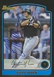 Justin Huber, New York Mets Autographed Card