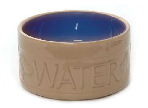 Mason Cash Cane & Blue Dog Water Bowl, 8-Inch by 4-1/2-Inch