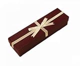 Burgundy Bracelet Gift Box with White Bow - Upgrade Your Gift