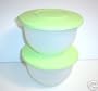 TUPPERWARE Impressions Classic Small Bowls GREEN