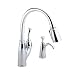 Delta 989-SD Allora Single-Handle Pulldown Kitchen Faucet with Soap Dispenser, Chrome