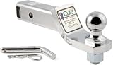 Curt Manufacturing 45293 Chrome 2 In Drop Loaded Ball Mount w/ 1 7/8
