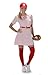 This Guy Costumes Women's A Peach Of Ball Player, Pink/Red, Large/X-Large
