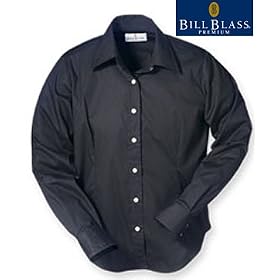 Buy Bill Blass Ladies' Wrinkle-free L S Stretch Poplin Shirt by Panda Apparel