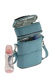 Outdoor Living : Picnic Gift En Route Insulated Baby Bottle & Baby Food Tote-Baby Blue