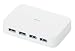 BUFFALO USB3.0Hub �������]�� �Z���t&�o�X�p���[ 4�|�[�g �z���C�g BSH4A03U3WH