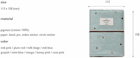 2016 Mind Diary m. Planner Journal Notebook Agenda Scheduler Memo with sticker - Rose Pink