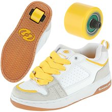 Girls Heelys Whirl Rollershoe (White/Yellow)